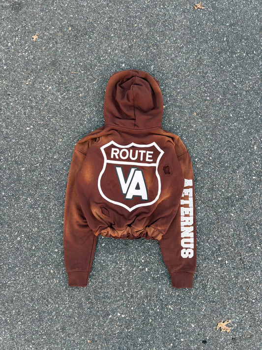 Eternal Drive Zip-Up - brown -