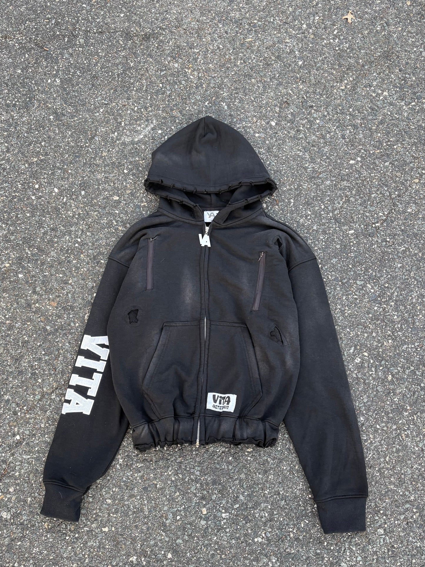 ETD Zip black(rhinestone free)