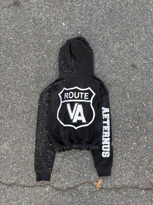 Eternal drive Zip-Up - black -