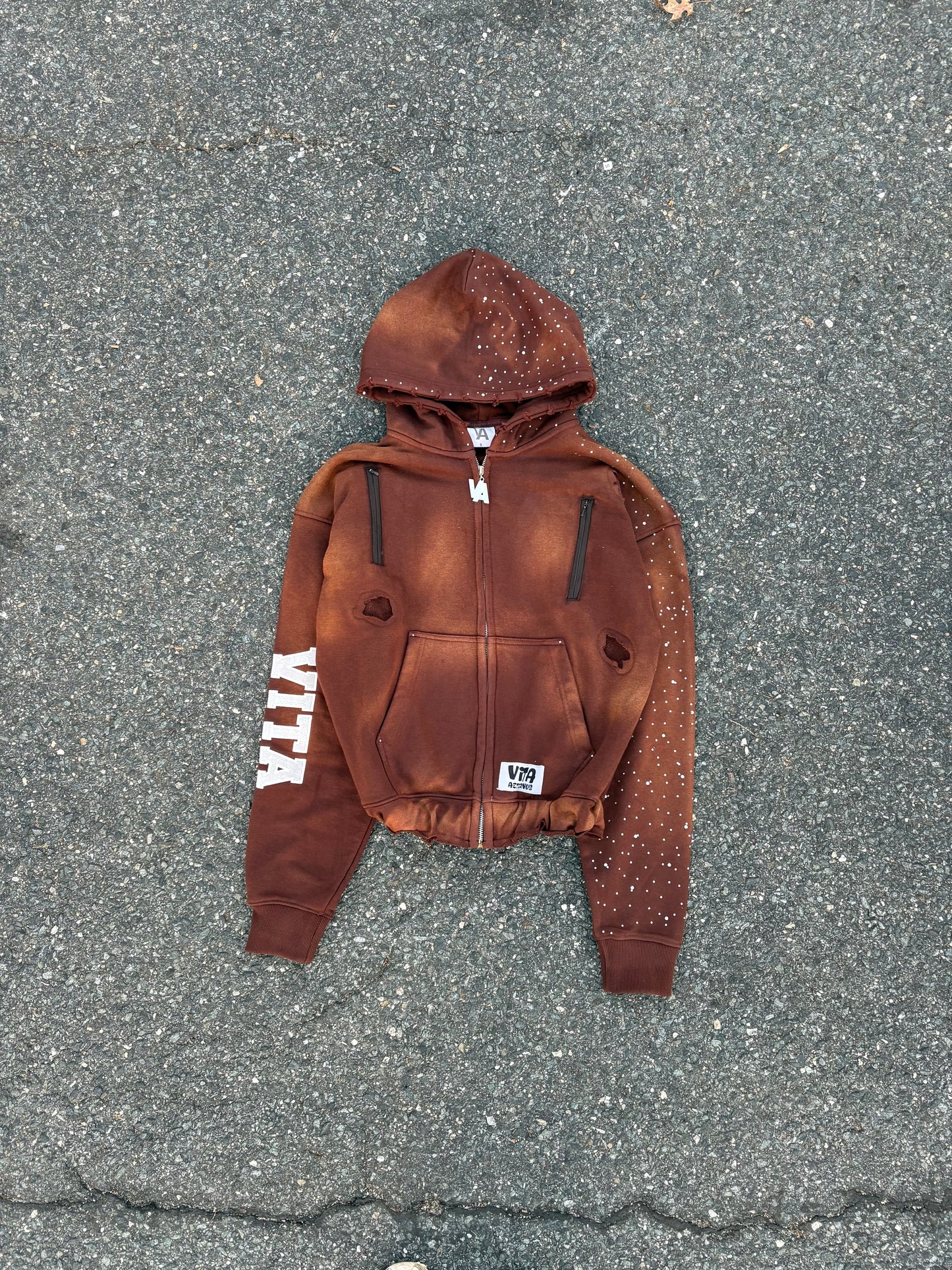 Eternal Drive Zip-Up - brown -